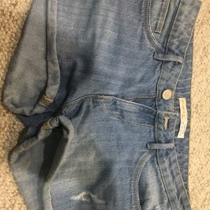 Denim shorts